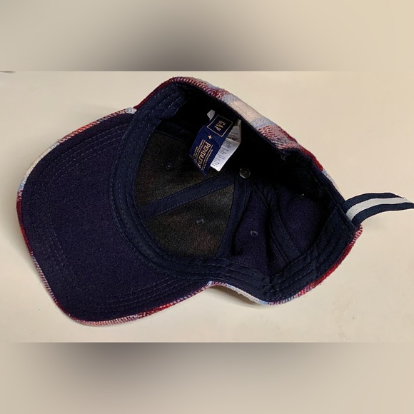 COPY - Adult One Size Fits Most Red Plaid Wool Blend GAP + PENDLETON Baseball C… - Picture 11 of 16